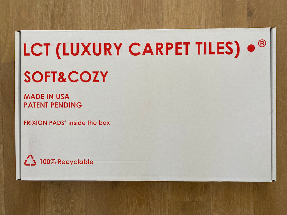 Brown Plush - Carton of 6 tiles 24"x40" - covers 40 sq. ft. total