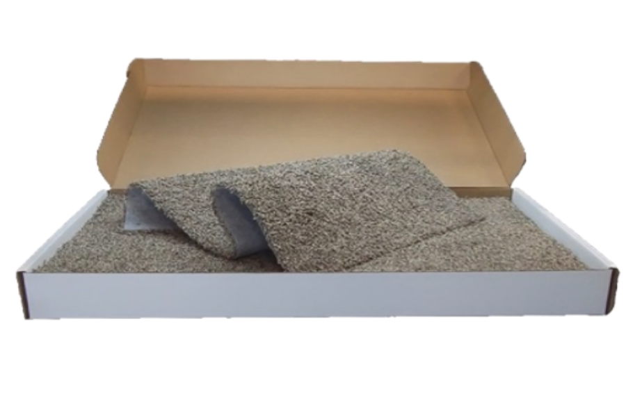 Dark Grey Super Plush- Carton of 5 tiles 24"x40" - covers 33.33 sq. ft. total