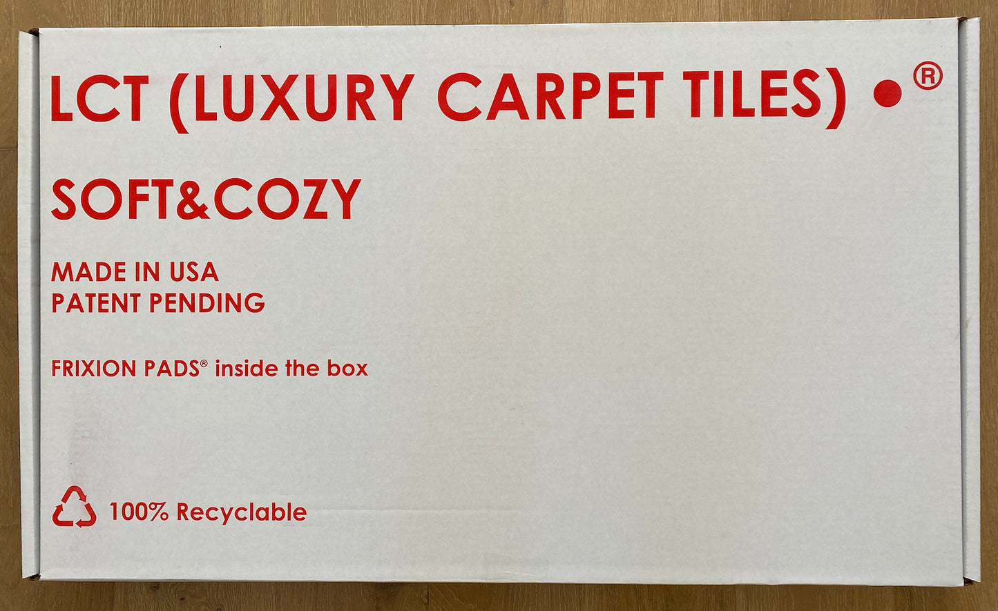 Beige Super Plush- Carton of 5 tiles 24"x40" - covers 33.33 sq. ft. total