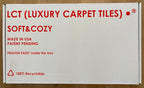 LIGHT GRAY CARPET TILE SUPER PLUSH (1 Carton with 5 TILES covering 33.33 SQ FT)